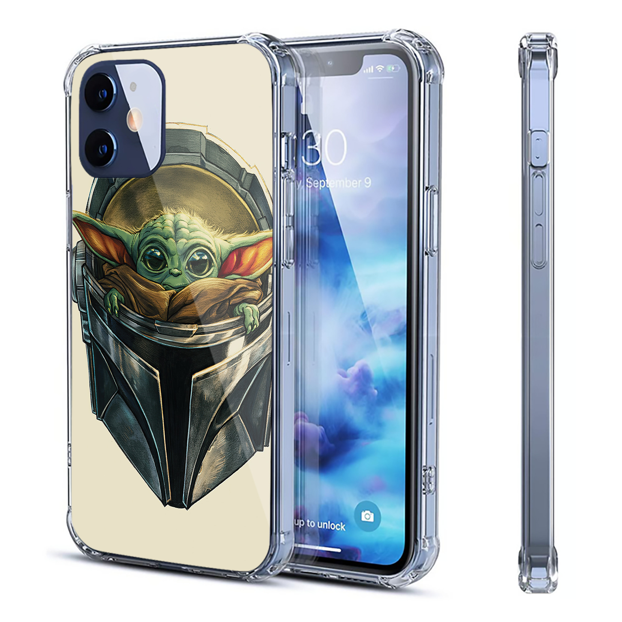 （画像用） スター・ウォーズ Star Wars 【iPhone 12シリーズ対応】透明スマホケース（クリアソフトケース）